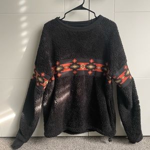 UO Sherpa Aztec Print Sweater